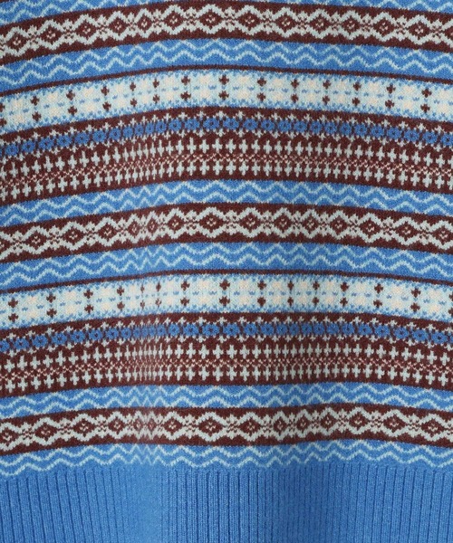 LOWRYS FARM（ローリーズファーム）の「ＪＱニットベスト　168990（ベスト・キッズ・ブルー/ピンク・110cm/120cm/130cm/140cm/150cm）」の4枚目の写真