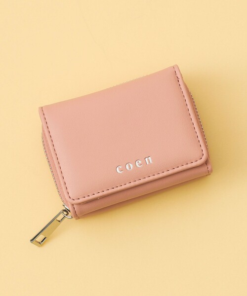 coen（コーエン）の「ロゴミニウォレット（財布・レディース・イエロー/ブラック/グレー/ピンク・FREE）」の5枚目の写真