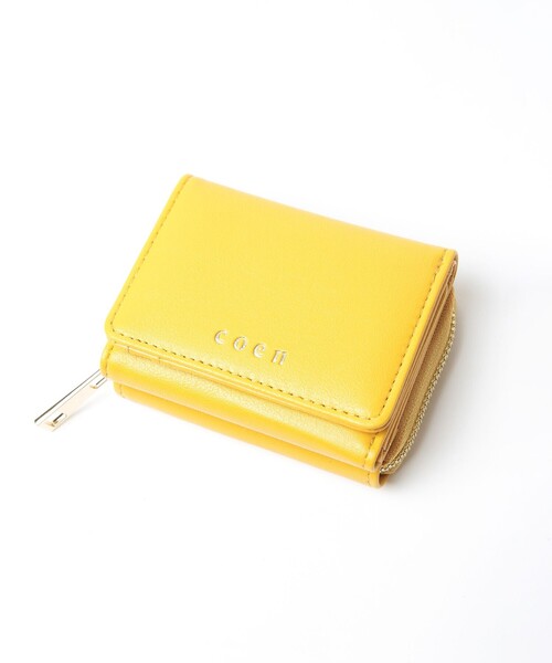 coen（コーエン）の「ロゴミニウォレット（財布・レディース・イエロー/ブラック/グレー/ピンク・FREE）」の10枚目の写真