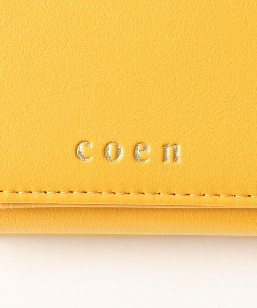 coen（コーエン）の「ロゴミニウォレット（財布・レディース・イエロー/ブラック/グレー/ピンク・FREE）」の17枚目の写真