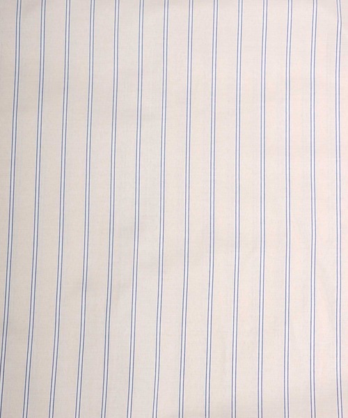 Salong hameu（サロン ハミュー）の「ストライプシャツ メンズ レディース/長袖レギュラーカラーシャツ/ビッグシルエット（シャツ/ブラウス・メンズ・ベージュ/ブルー系その他/ブルー/サックスブルー・L/M）」の20枚目の写真