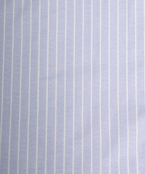 Salong hameu（サロン ハミュー）の「ストライプシャツ メンズ レディース/長袖レギュラーカラーシャツ/ビッグシルエット（シャツ/ブラウス・メンズ・ベージュ/ブルー系その他/ブルー/サックスブルー・L/M）」の22枚目の写真