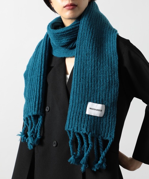 セール】【SETUP7】タッセルフリンジざっくりニットマフラー SCCH226