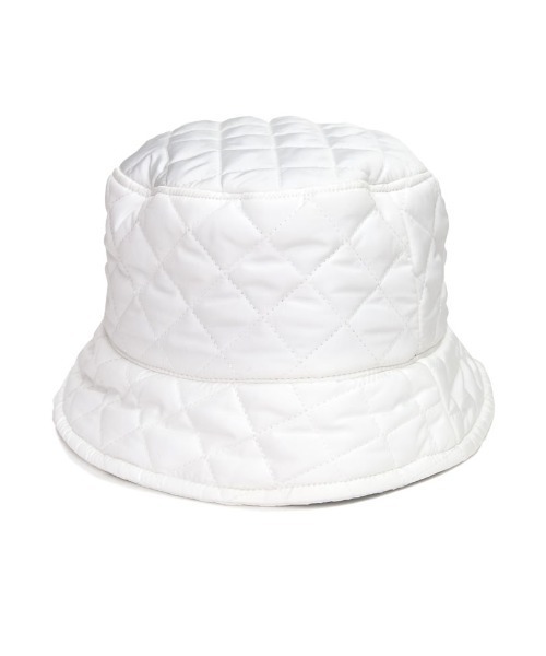 Re:EDIT(リエディ)の「キルティングバケットハット(ハット・レディース・アイボリー/ブラック・FREE)」の1枚目の写真