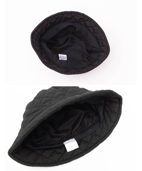 Re:EDIT(リエディ)の「キルティングバケットハット(ハット・レディース・アイボリー/ブラック・FREE)」の6枚目の写真