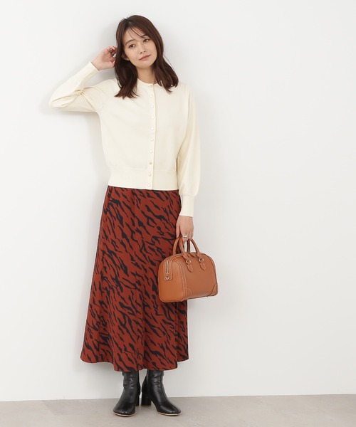 N.（N. Natural Beauty Basic）（エヌエヌナチュラルビューティーベーシック）の「◆ゴールドボタンカーディガン（カーディガン/ボレロ・レディース・ネイビー/オフホワイト/ブルーグリーン・MEDIUM）」の7枚目の写真