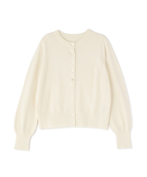 N.（N. Natural Beauty Basic）（エヌエヌナチュラルビューティーベーシック）の「◆ゴールドボタンカーディガン（カーディガン/ボレロ・レディース・ネイビー/オフホワイト/ブルーグリーン・MEDIUM）」の16枚目の写真