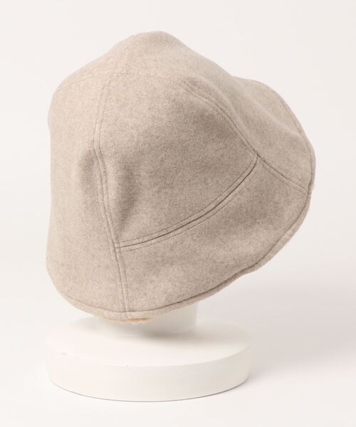 Samansa Mos2(サマンサ モスモス)の「中ボアハット(ハット・レディース・モカ/オフホワイト・フリ-)」の3枚目の写真