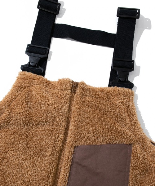 go slow caravan（ゴースローキャラバン）の「COBMASTER/コブマスター　両面メランジファー オーバーオール（サロペット/オーバーオール・メンズ・カーキ/ダークグレー/モカ・LARGE/X-LARGE/MEDIUM）」の4枚目の写真