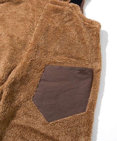 go slow caravan（ゴースローキャラバン）の「COBMASTER/コブマスター　両面メランジファー オーバーオール（サロペット/オーバーオール・メンズ・カーキ/ダークグレー/モカ・LARGE/X-LARGE/MEDIUM）」の9枚目の写真