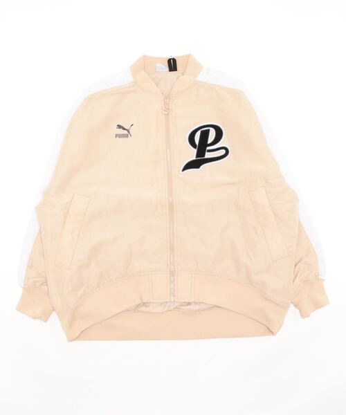 PUMA（プーマ）の「PUMA プーマ ウィメンズ PUMA TEAM ボンバー ジャケット（ブルゾン・レディース・ブラック/サンドベージュ・LARGE/X-SMALL/SMALL/MEDIUM）」の15枚目の写真