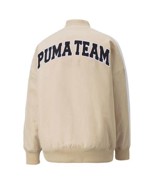 PUMA（プーマ）の「PUMA プーマ ウィメンズ PUMA TEAM ボンバー ジャケット（ブルゾン・レディース・ブラック/サンドベージュ・LARGE/X-SMALL/SMALL/MEDIUM）」の14枚目の写真