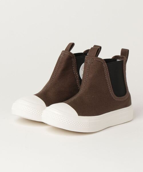 CONVERSE(コンバース)の「CHILD ALL STAR LIGHT SIDEGORE HI(スニーカー・キッズ・チャコールグレー/ブラウン・17.0cm/18.0cm/19.0cm/20.0cm/21.0cm/16.0cm)」の1枚目の写真