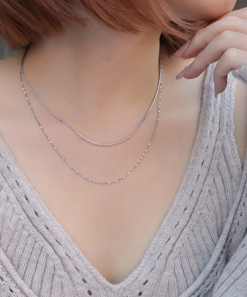 blackdia ocean(ブラックダイヤオーシャン)の「blackdia ocean スキンチェーンネックレス(ネックレス・レディース・シルバー/ゴールド/ゴールド系その他/シルバー系その他・FREE)」の13枚目の写真