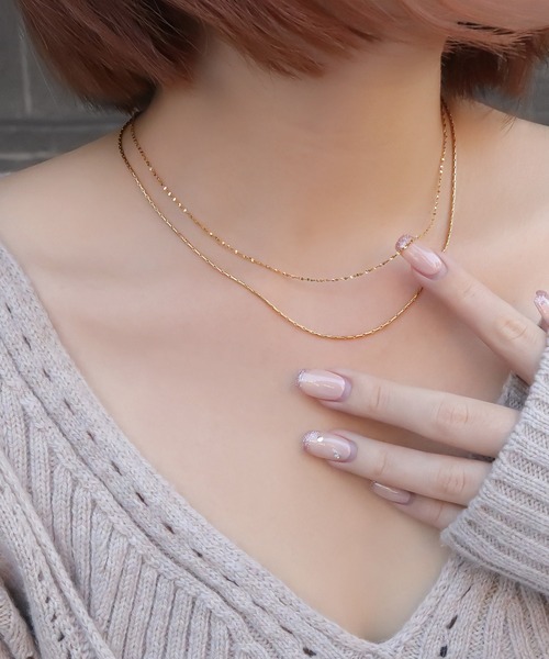 blackdia ocean(ブラックダイヤオーシャン)の「blackdia ocean スキンチェーンネックレス(ネックレス・レディース・シルバー/ゴールド/ゴールド系その他/シルバー系その他・FREE)」の17枚目の写真