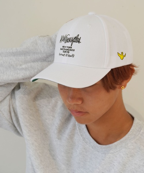 セール】What it isNt 刺繍 キャップ / CAP 【（What it isNt）ART BY