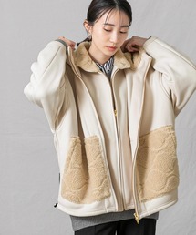 1％ | ダンボールボアフードブルゾン(ブルゾン)