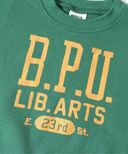 BREEZE（ブリーズ）の「【裏毛】カラフルカレッジトレーナー（スウェット・キッズ・パープル/レッド/グリーン/ネイビー/グレー・130/150/90/100/110/120/140）」の22枚目の写真