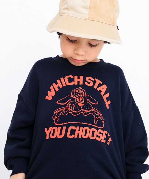 BREEZE（ブリーズ）の「【裏毛】カラフルカレッジトレーナー（スウェット・キッズ・パープル/レッド/グリーン/ネイビー/グレー・130/150/90/100/110/120/140）」の3枚目の写真