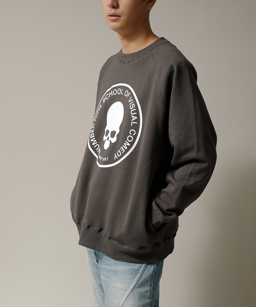 NUMBER (N)INE（ナンバーナイン）の「SCHOOL OF VISUAL COMEDY PULLOVER SWEATSHIRT（スウェット・メンズ・ダークグレー/ブラック/トップグレー・2/3/4）」の15枚目の写真