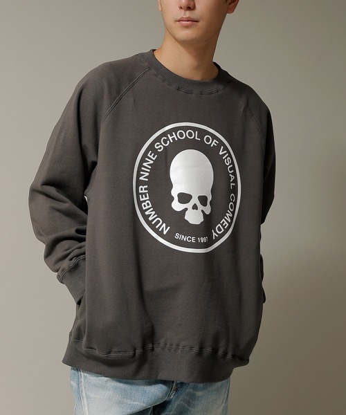 NUMBER (N)INE（ナンバーナイン）の「SCHOOL OF VISUAL COMEDY PULLOVER SWEATSHIRT（スウェット・メンズ・ダークグレー/ブラック/トップグレー・2/3/4）」の12枚目の写真