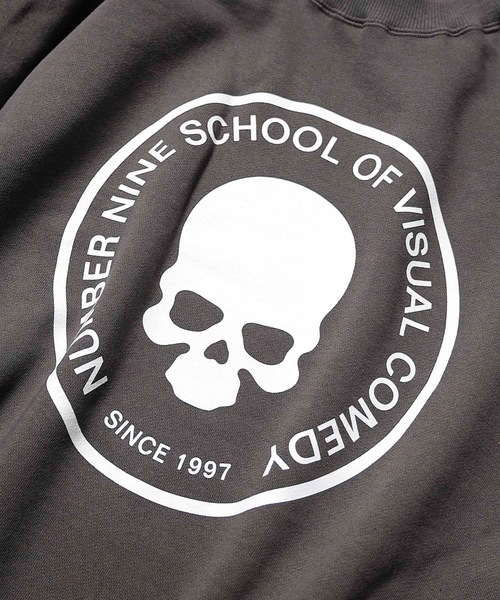 NUMBER (N)INE（ナンバーナイン）の「SCHOOL OF VISUAL COMEDY PULLOVER SWEATSHIRT（スウェット・メンズ・ダークグレー/ブラック/トップグレー・2/3/4）」の8枚目の写真