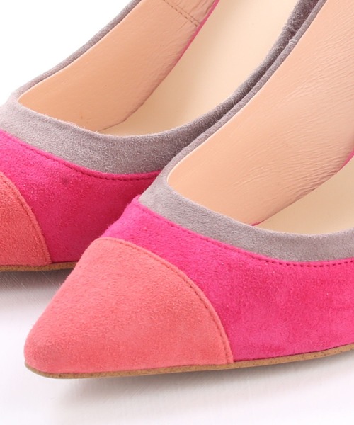SEVEN TWELVE THIRTY(セヴントゥエルヴサーティー)の「カラーコンビパンプス(パンプス・レディース・ドット/ベージュ/ブラック/ピンク・23cm/23.5cm/24cm/22.5cm/24.5cm)」の19枚目の写真