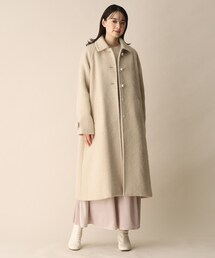 OPAQUE.CLIP | ウール混シャギーステンカラーコート(ステンカラーコート)