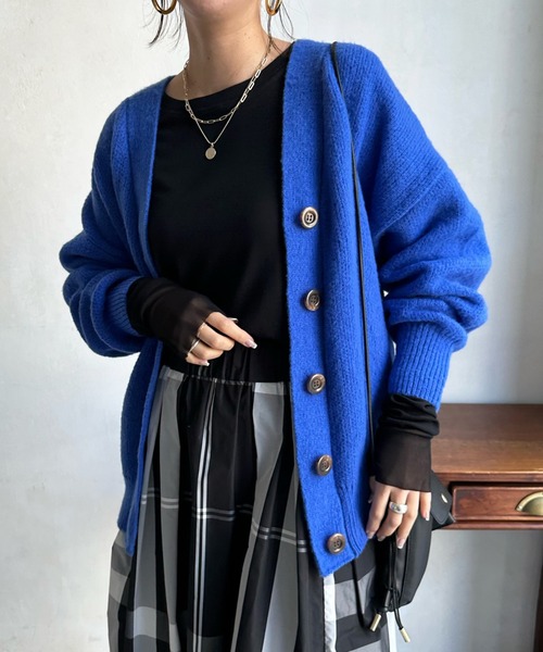 DouDou(ドゥドゥ)の「【WEB限定】袖配色シアーTEE(Tシャツ/カットソー・レディース・オフホワイト/ブラック/ブラウン/チャコールグレー・FREE)」の3枚目の写真
