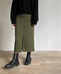 【ZOZO限定】Front slit skirt / フロントスリットスカート