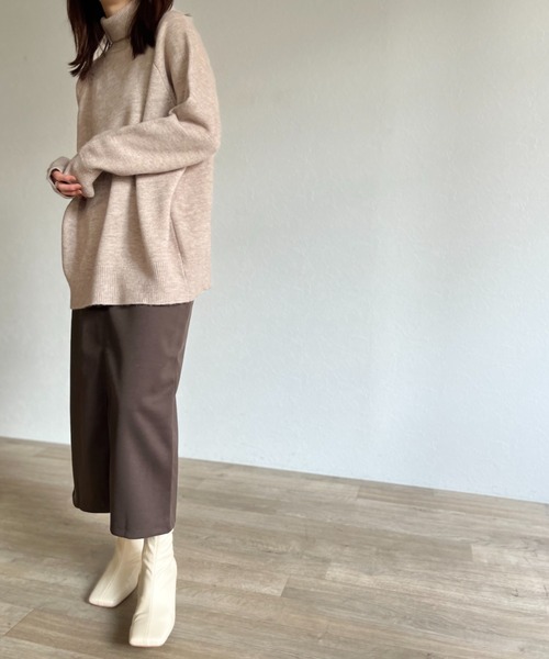 ISOOK(アイスー)の「【ZOZO限定】Front slit skirt / フロントスリットスカート(スカート・レディース・カーキ/ブラウン・FREE)」の22枚目の写真