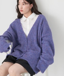 earth music&ecology | ミックスヤーンニットカーディガン(カーディガン/ボレロ)