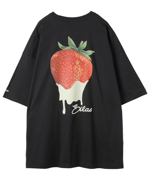 SILAS(サイラス)の「STRAWBERRY PRINT WIDE S/S TEE(Tシャツ/カットソー・メンズ・ホワイト/ブラック/グリーン・M/L/XL)」の6枚目の写真