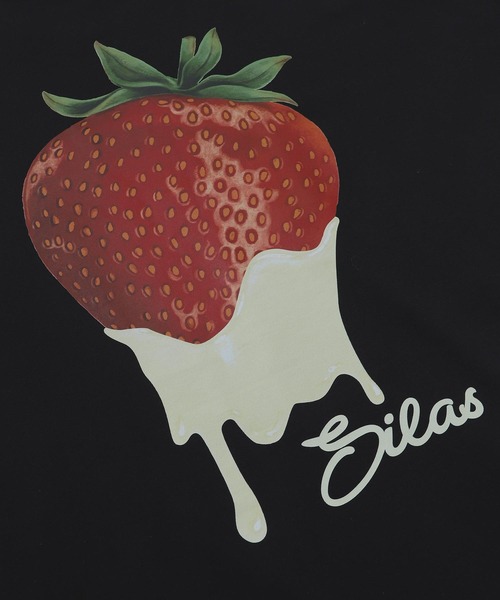 SILAS(サイラス)の「STRAWBERRY PRINT WIDE S/S TEE(Tシャツ/カットソー・メンズ・ホワイト/ブラック/グリーン・M/L/XL)」の12枚目の写真