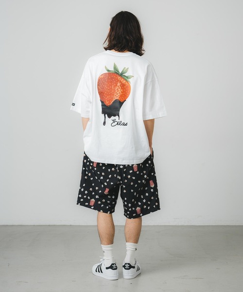 SILAS(サイラス)の「STRAWBERRY PRINT WIDE S/S TEE(Tシャツ/カットソー・メンズ・ホワイト/ブラック/グリーン・M/L/XL)」の14枚目の写真