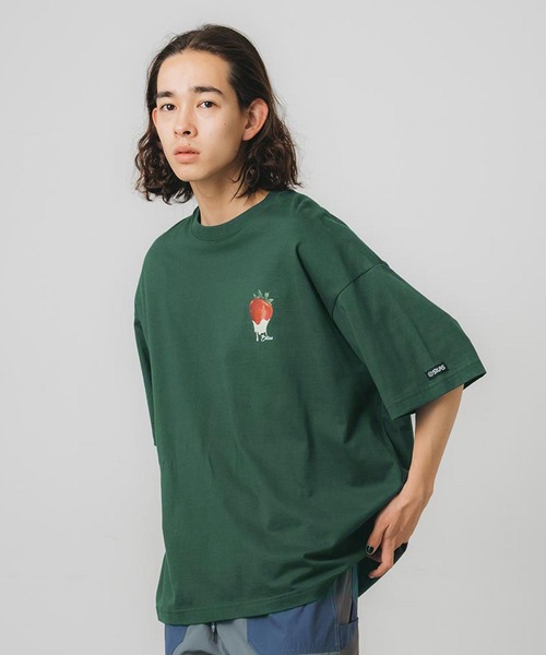 SILAS(サイラス)の「STRAWBERRY PRINT WIDE S/S TEE(Tシャツ/カットソー・メンズ・ホワイト/ブラック/グリーン・M/L/XL)」の18枚目の写真