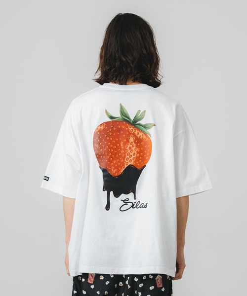 SILAS(サイラス)の「STRAWBERRY PRINT WIDE S/S TEE(Tシャツ/カットソー・メンズ・ホワイト/ブラック/グリーン・M/L/XL)」の22枚目の写真