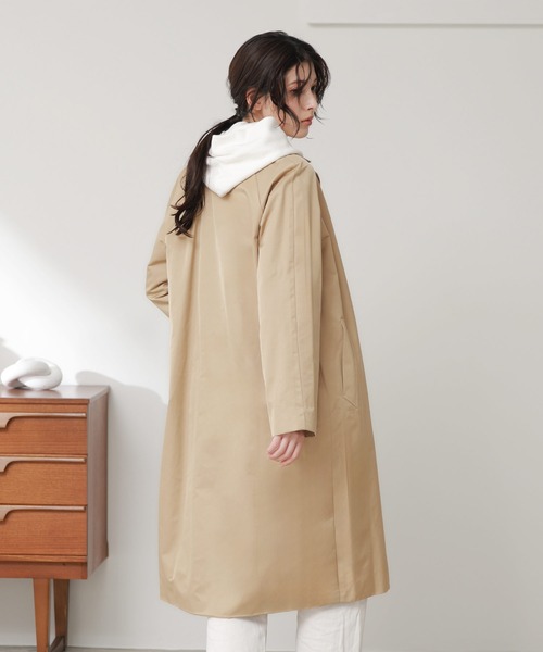 Filomo（フィローモ）の「[Filomo]チェスターコート ロング丈 コート（チェスターコート・レディース・ベージュ/グレー/ネイビー・M/L）」の11枚目の写真