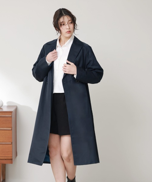 Filomo（フィローモ）の「[Filomo]チェスターコート ロング丈 コート（チェスターコート・レディース・ベージュ/グレー/ネイビー・M/L）」の14枚目の写真