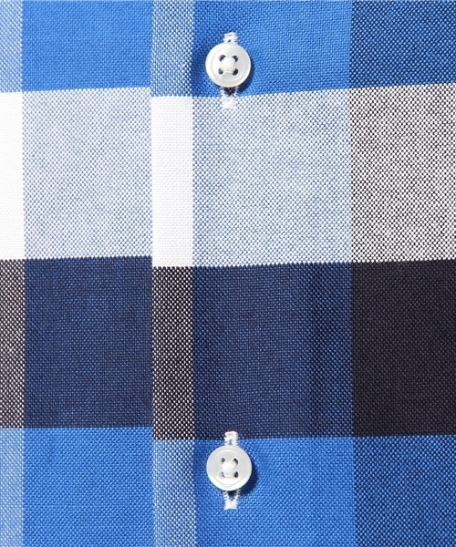 603（ロクマルサン）の「603 ブロックチェックシャツ（シャツ/ブラウス・メンズ・グレー/ブルー・40/44/42/38）」の5枚目の写真