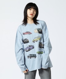 Hub PRODUCTS/ハブプロダクツ CAR ビッグシルエット L/S TEE