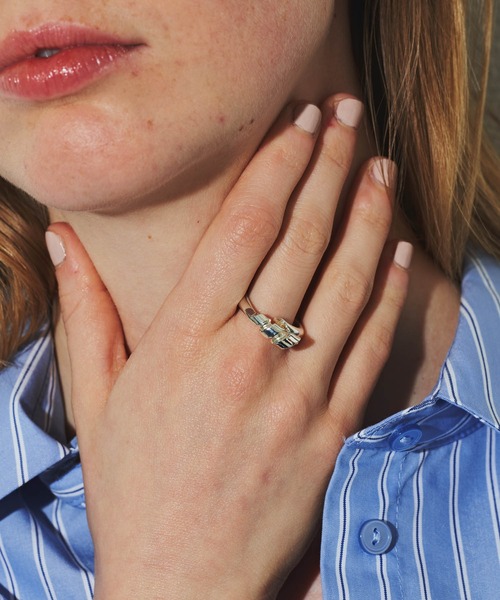 loni(ロニ)の「【金属アレルギー対応】Vine ring (デザインリング)(リング・レディース・ゴールド系その他6/シルバー・#9/#11/#13)」の10枚目の写真