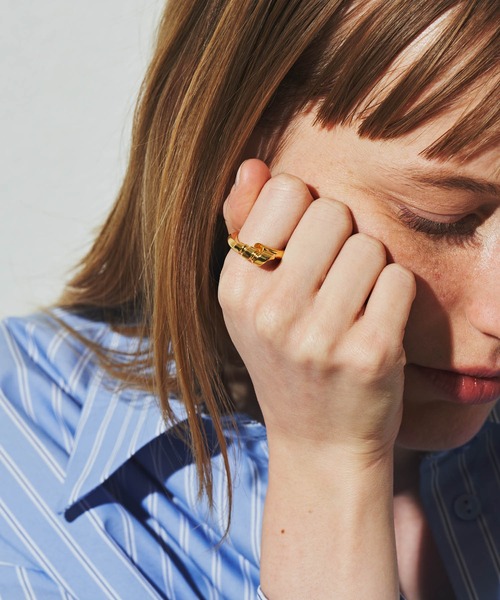 loni(ロニ)の「【金属アレルギー対応】Vine ring (デザインリング)(リング・レディース・ゴールド系その他6/シルバー・#9/#11/#13)」の18枚目の写真