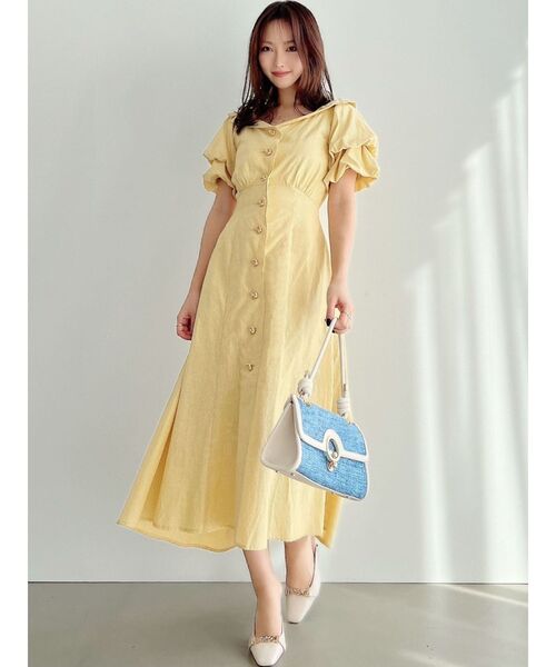 RESEXXY（リゼクシー）の「ポイントレクテングルバッグ（ハンドバッグ・レディース・ブルー/アイボリー・FREE）」の8枚目の写真