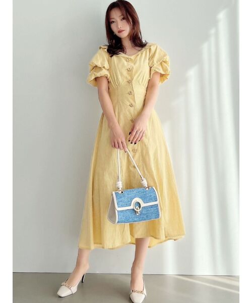 RESEXXY（リゼクシー）の「ポイントレクテングルバッグ（ハンドバッグ・レディース・ブルー/アイボリー・FREE）」の9枚目の写真