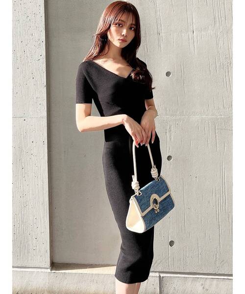 RESEXXY（リゼクシー）の「ポイントレクテングルバッグ（ハンドバッグ・レディース・ブルー/アイボリー・FREE）」の11枚目の写真