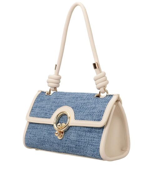 RESEXXY（リゼクシー）の「ポイントレクテングルバッグ（ハンドバッグ・レディース・ブルー/アイボリー・FREE）」の18枚目の写真