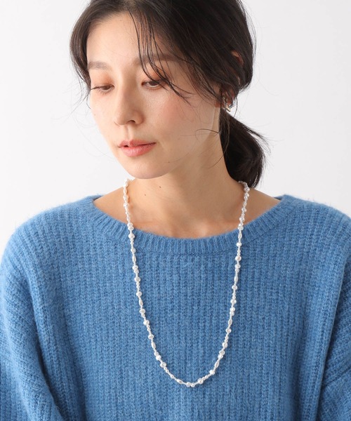 LEPSIM（レプシィム）の「マルチWAYロングネックレス　176585（ネックレス・レディース・ホワイト/シルバー/ゴールド系その他/ゴールド・ONE SIZE）」の5枚目の写真