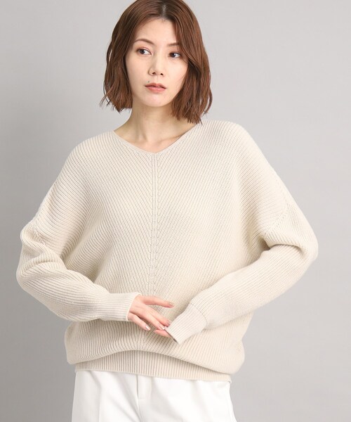 【洗える/日本製】ニュアンスバルキーニット