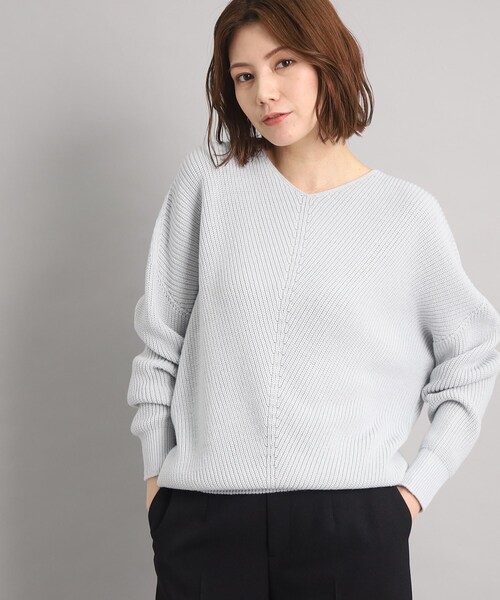 【洗える/日本製】ニュアンスバルキーニット